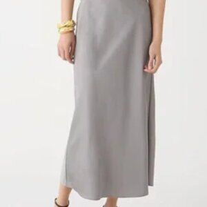 NWT J.Crew Gwyneth Long Skirt XS in Vintage Dove $89